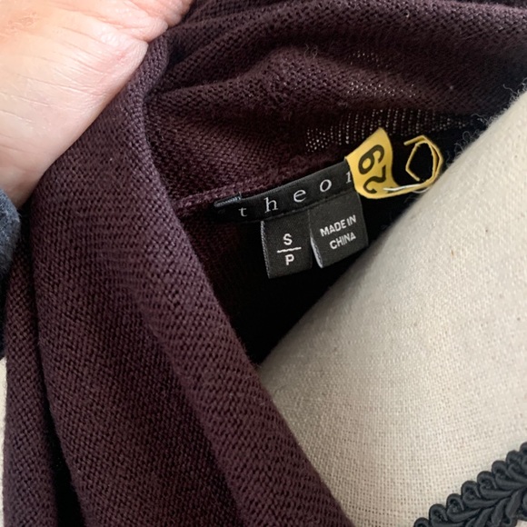 THEORY Maritza B Draped Cardigan - Picture 8 of 12